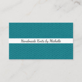 Cartão De Visita Textura da malha • Artesanatos Handmade