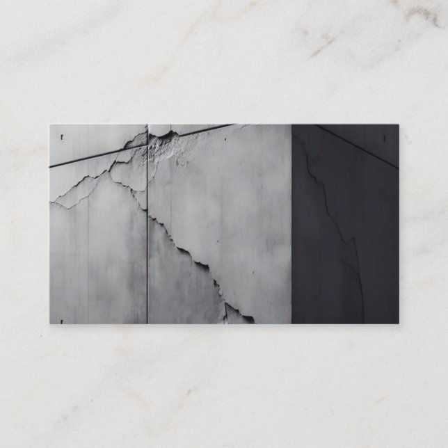 Cartão De Visita Textura de Padrão de Bloco de Cinza Invisível (Frente)