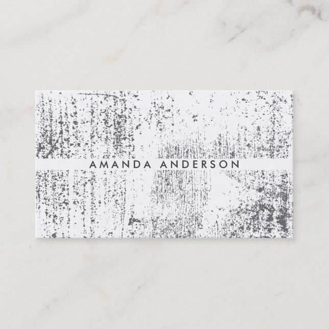 Cartão De Visita Textura Grunge (Frente)