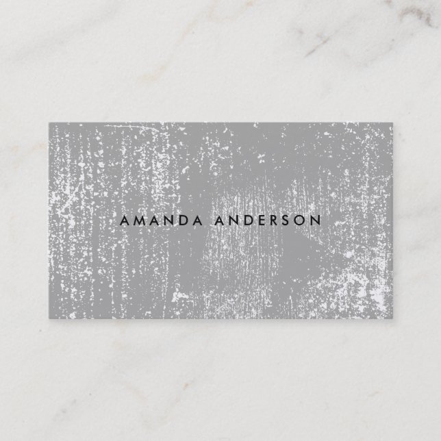 Cartão De Visita Textura Grunge (Frente)