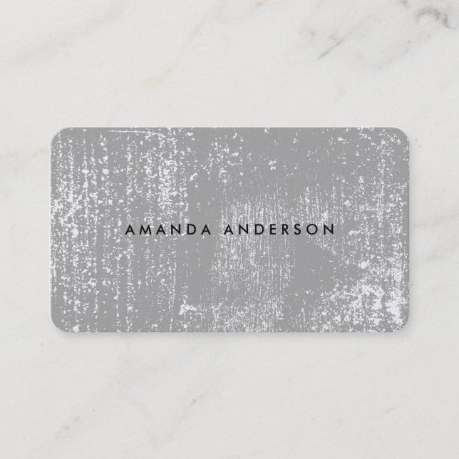 Cartão De Visita Textura Grunge (Frente)