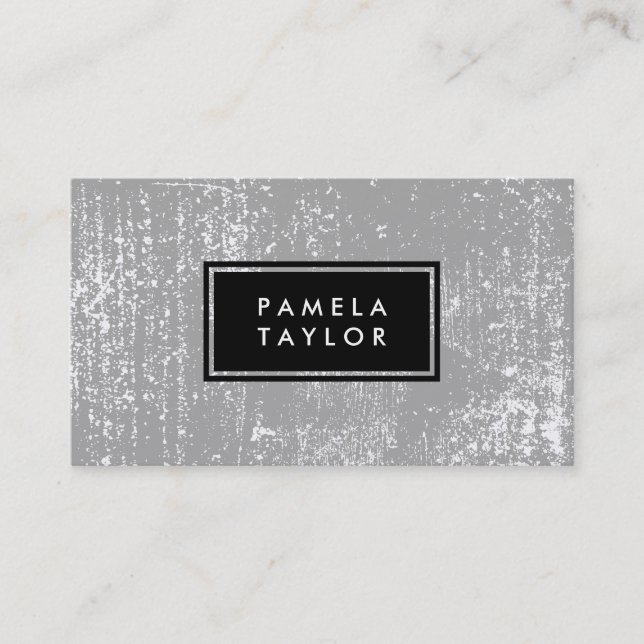 Cartão De Visita Textura Grunge (Frente)