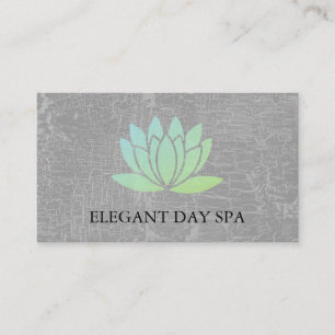 Cartão De Visita Textura Marmorizada Da Flor De Lotus