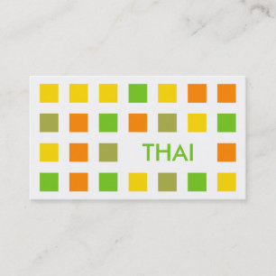 Cartão De Visita THAI (quadrados modernos)