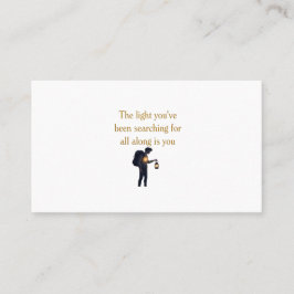 Cartão De Visita The light is you iPad Smart Cover