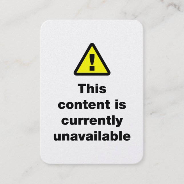 Cartão De Visita ⚠ This Content Is Currently Unavailable (Frente)