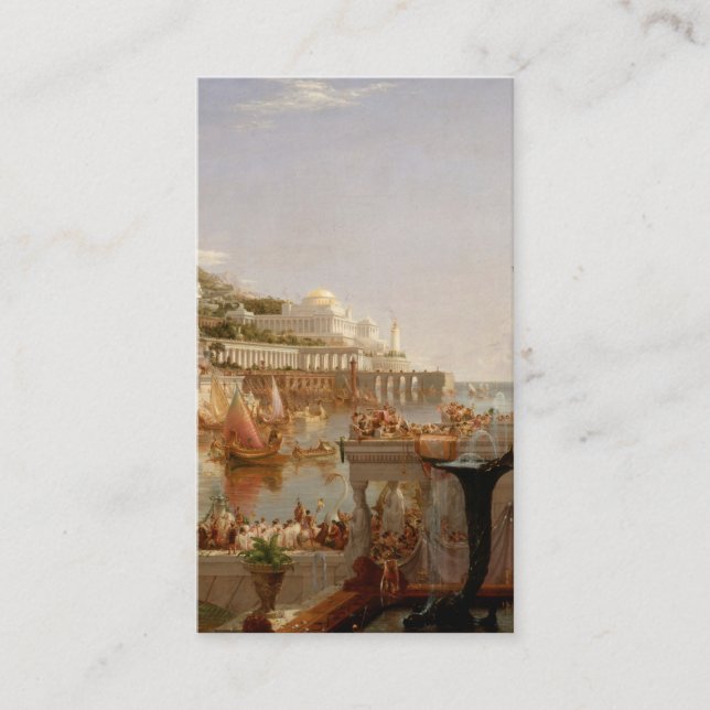 Cartão De Visita Thomas Cole Perfection The Course of the Empire (Frente)