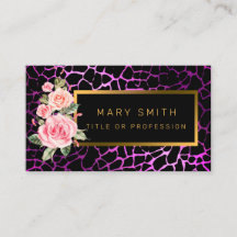 Tigre Floral Moderno De Luxo Adicionar Seu Texto