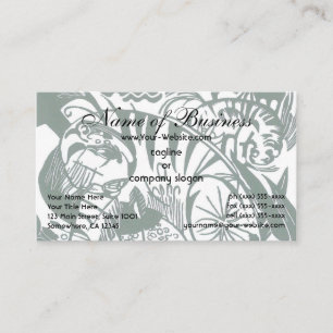 Cartão De Visita Tigre por Franz Marc; Vintage Expressionism Animai