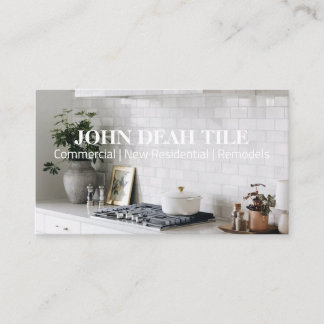 Cartão De Visita Tile Business Card