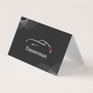Cartão De Visita Timmerman — Cuidados Automotivos e Aprimoramento d