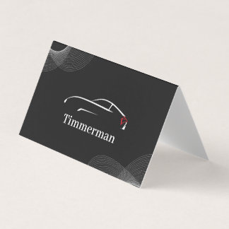 Cartão De Visita Timmerman — Cuidados Automotivos e Aprimoramento d