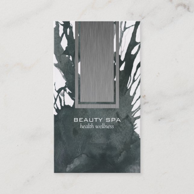 Cartão De Visita Tinta do painel de aço vertical (Frente)