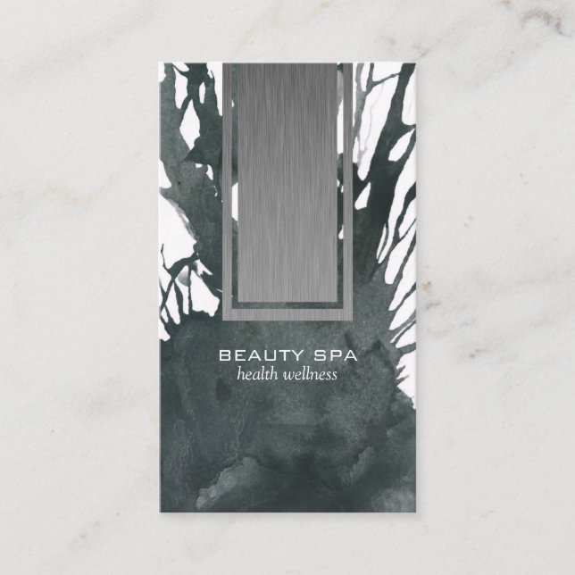 Cartão De Visita Tinta do painel de aço vertical (Frente)