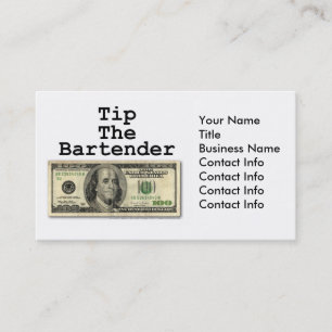 Cartão de visita - Tip o BARMAN!