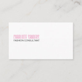 Cartão De Visita Tipo Cortado (rosa)