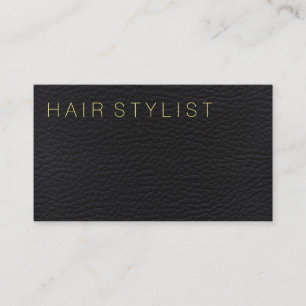 Cartão De Visita Tipo Moderno de Couro