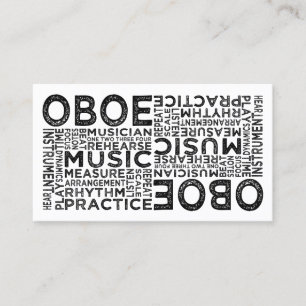 Cartão De Visita Tipografia de Oboe