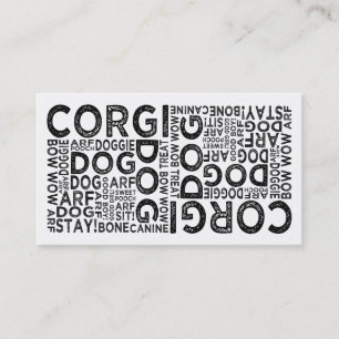 Cartão De Visita Tipografia do Corgi