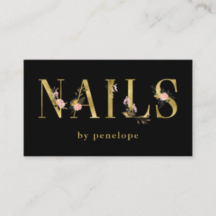 Cartoes De Visita Manicure Preto Zazzle Com Br Um cartão de visita é uma ótima propaganda para manicure e pedicure! cartoes de visita manicure preto