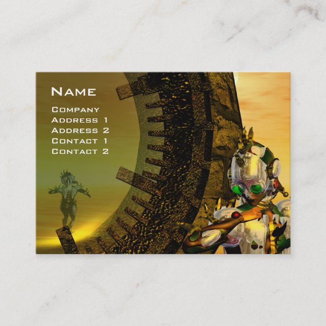 Cartão De Visita TITAN NO DESERTO DE HIPERIÃO/Reflexões (Frente)