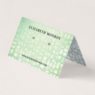 Cartão De Visita Titular do Efeito Mosaico, Placa de Exibição de Jo