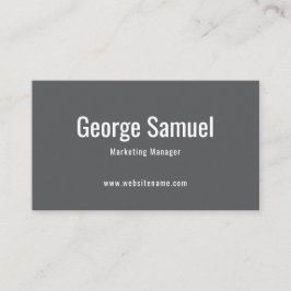 Cartão De Visita Título do Cargo Nome do Empregado Elegante Profiss