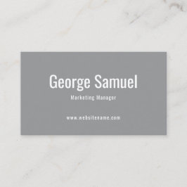 Cartão De Visita Título do Cargo Nome do Empregado Elegante Profiss