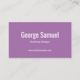 Cartão De Visita Título do Cargo Nome do Empregado Elegante Profiss