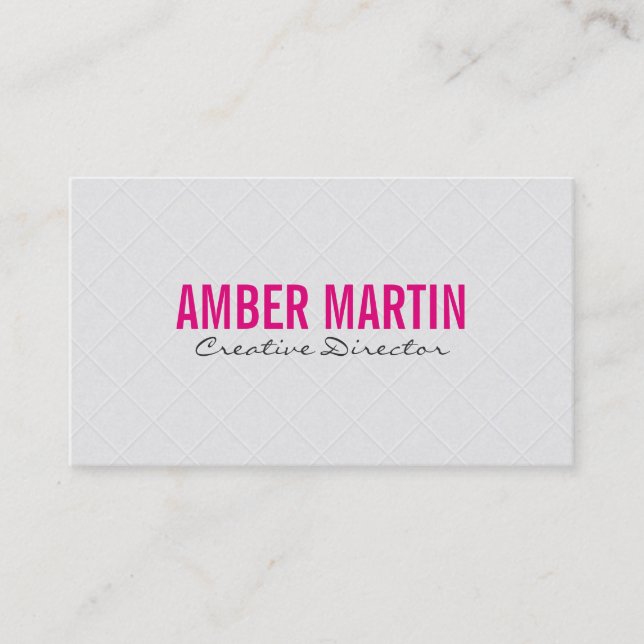 Cartão De Visita Título III | Branco (Frente)