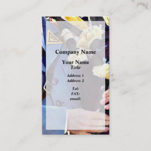 Cartão De Visita Tocando Bagpipe