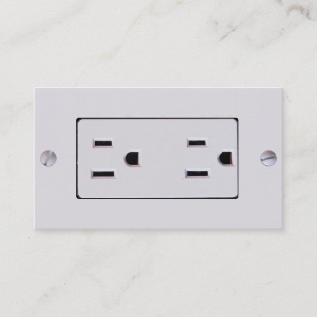 Cartão De Visita Tomada elétrica #2 (Frente)