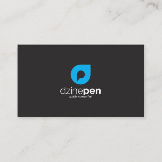 cartão de visita tomado partido dobro moderno