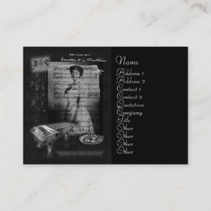 Cartão De Visita Tomando o chá com bumbum de Clara