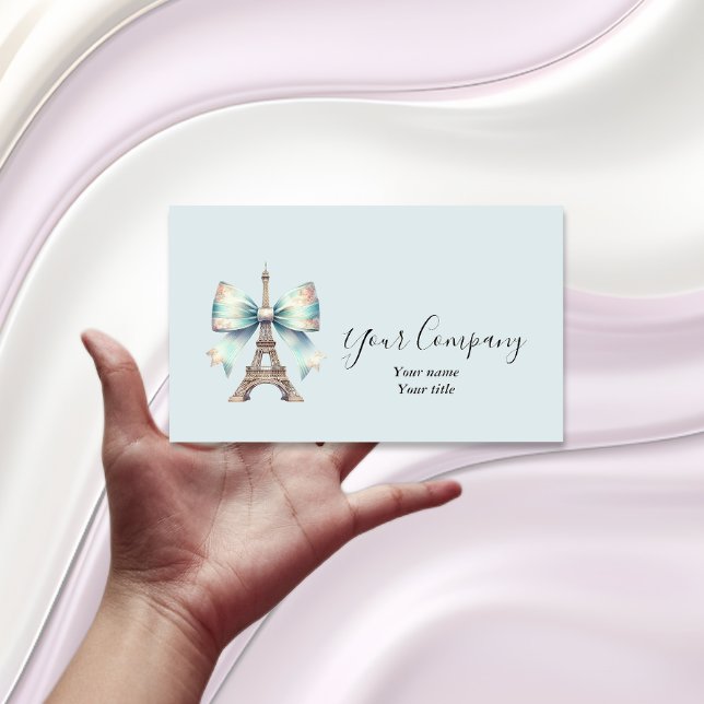 Cartão De Visita Torre Eiffel Artística (Criador carregado)
