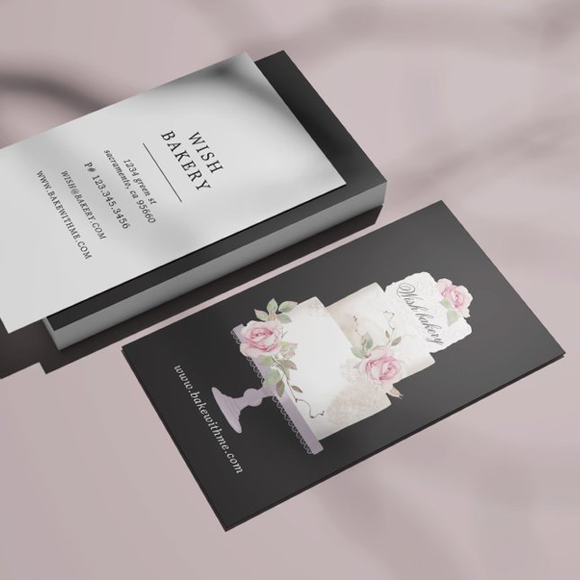 Cartão De Visita Torre Elegante Três Escalas Vertical (Criador carregado)