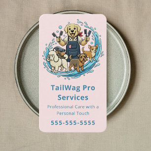 Cartão De Visita Tosa de Cachorro Feliz Pet Sitter Tosa de Cachorro