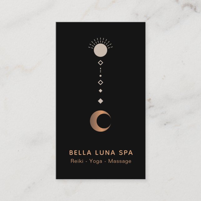 Cartão De Visita *~* Totalidade da Lua do Universo Lunar Cósmico (Frente)