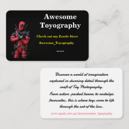 Cartão De Visita Toyografia legal incrível