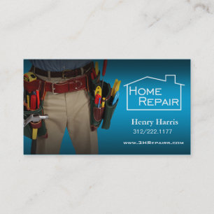 Cartão De Visita Trabalhador manual Home do reparo