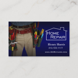 Cartão De Visita Trabalhador manual Home do reparo