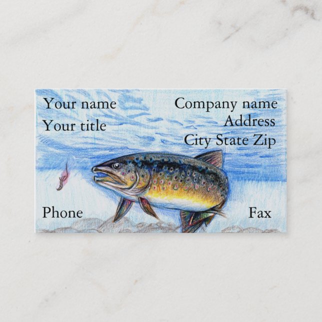 Cartão De Visita Trabalhos de arte de vencimento por E. Zhang, (Frente)