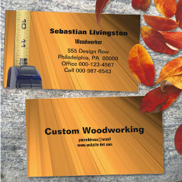 Cartão De Visita Trabalhos de Construção de Fita de Medição Vertica