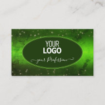 Traço verde marmoreado - Estrelas brilhantes com l