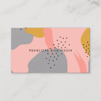Traços de pincel de ouro rosa - abstrato