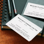 Cartão De Visita Tradicional Vintage Corporate Office Professional<br><div class="desc">Layout tradicional da safra para o profissional.</div>