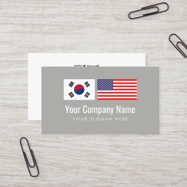 Cartão De Visita Tradutor inglês coreano do serviço de tradução