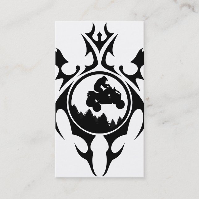 Cartão De Visita trailz tribal do atv (Frente)