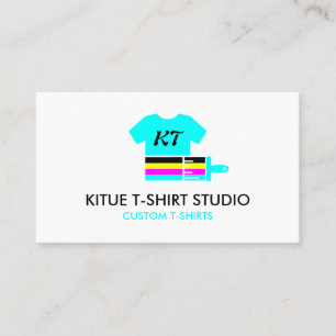 Cartão De Visita Transferência de calor da camisa da loja de Roupa