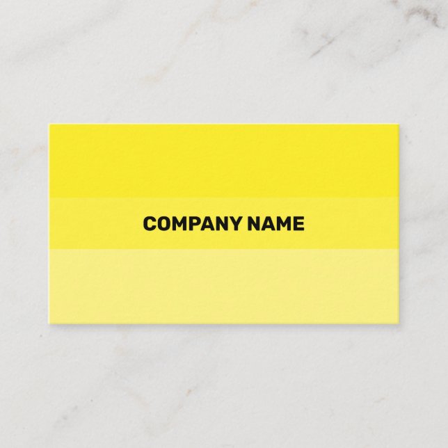 Cartão De Visita Transparência Contemporânea Amarelo Fresco (Frente)